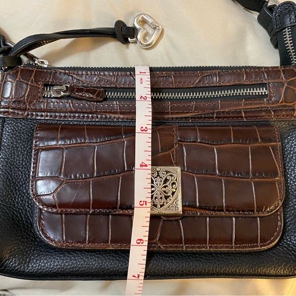 Brighton Pebble Leather, Croc Embossed Crossbody - Picture 9 of 16